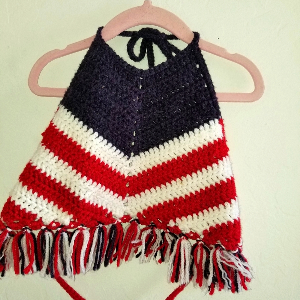 Hand crochet top